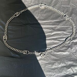 Silver Michael Kors Chain Belt size small